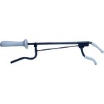 Tartuntapihdit magneetilla, Metalli 40cm Harmaa