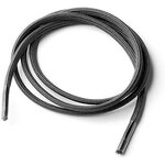 Joustava kengännauha 60 cm, 4 kpl Musta