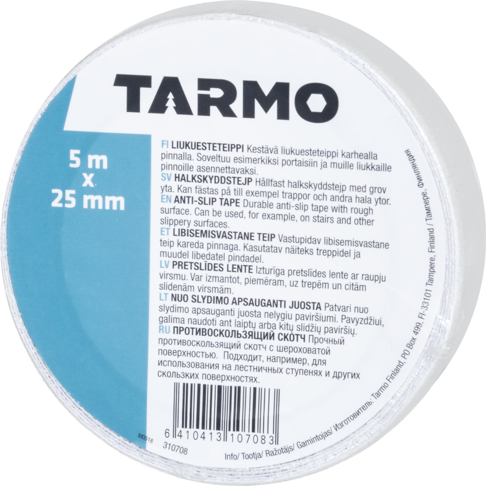 Liukuesteteippi Valkoinen