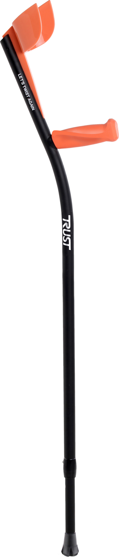 Kyynärsauva Let´s twist again Oranssi Vasen