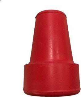 Kepinpääkumi kävelykeppiin/kyynärsauvaan, 16 mm Punainen