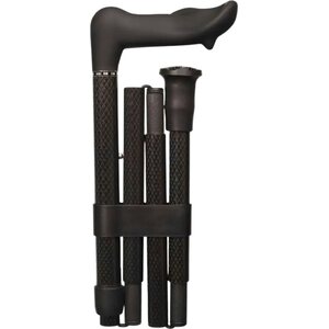 Kävelykeppi kämmentuella vasen käsi, käärmeennahkakuvio, hiilikuitu