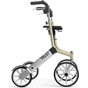 TrustCare Let’s Go Out -rollaattori (Beige/Silver)