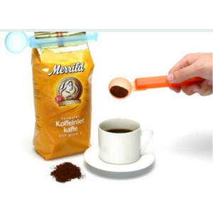 Kahvipaketin sulkija & purumitta