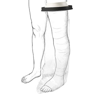 Vitility suihkusuoja koko jalkaan 103 cm
