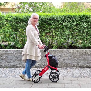 Let's Go Out Rollaattori punainen