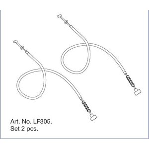 Jarruvaijerit 2 kpl Let's Fly rollaattoriin