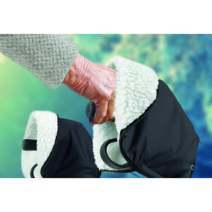 Lämpösuojat käsille rollaattoriin